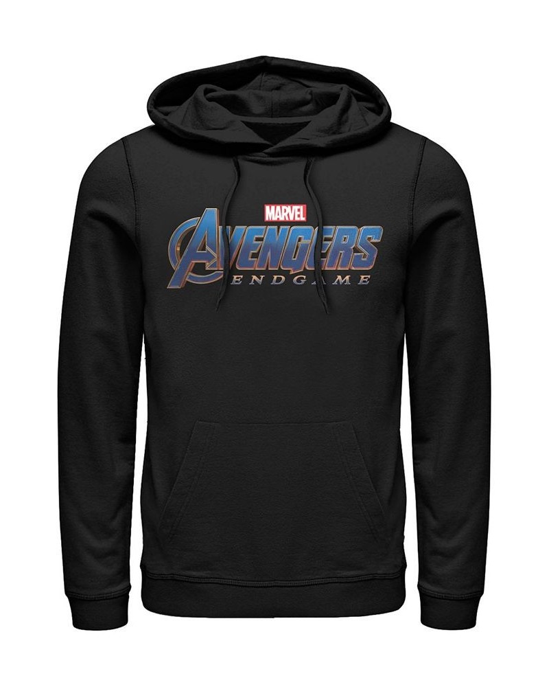 Marvel Men's Avengers Endgame Logo, Pullover Hoodie Black $27.06 Sweatshirt