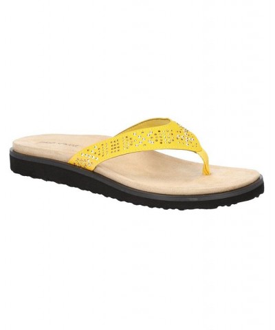 Women's Stevie Thong Sandals Yellow $29.90 Shoes