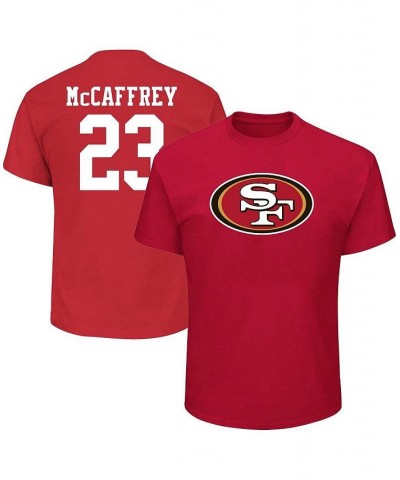 Men's Branded Christian McCaffrey Scarlet San Francisco 49ers Big and Tall Player Name and Number T-shirt $29.11 T-Shirts