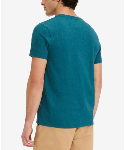 Men's Short Sleeve Crewneck Tee Blue $18.47 T-Shirts