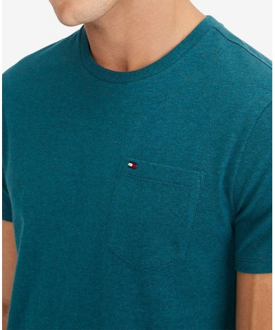 Men's Short Sleeve Crewneck Tee Blue $18.47 T-Shirts