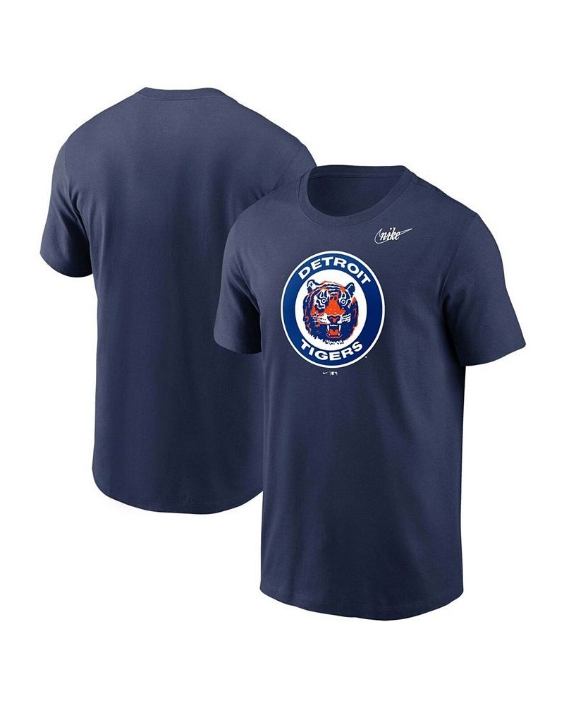 Men's Navy Detroit Tigers Cooperstown Collection Logo T-shirt $25.64 T-Shirts