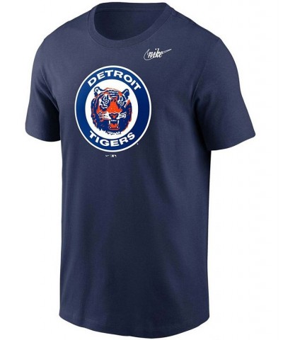 Men's Navy Detroit Tigers Cooperstown Collection Logo T-shirt $25.64 T-Shirts