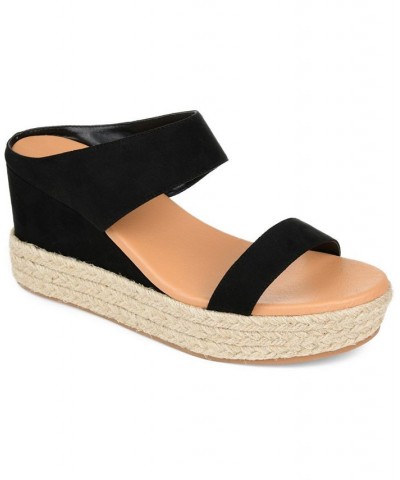 Women's Alissa Espadrille Sandals Black $46.79 Shoes