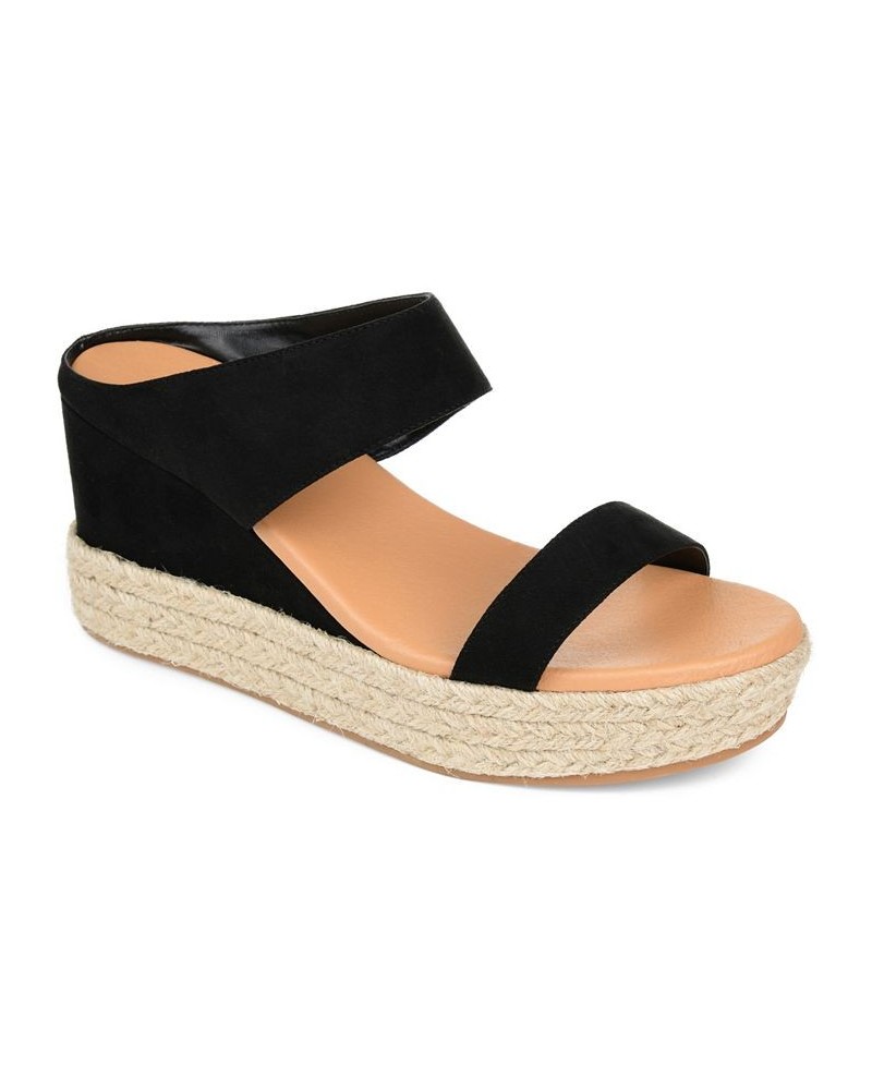 Women's Alissa Espadrille Sandals Black $46.79 Shoes