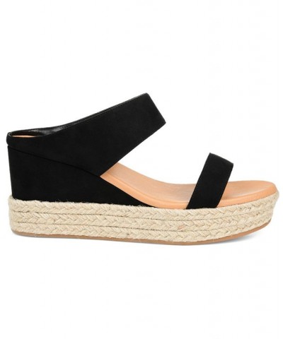 Women's Alissa Espadrille Sandals Black $46.79 Shoes