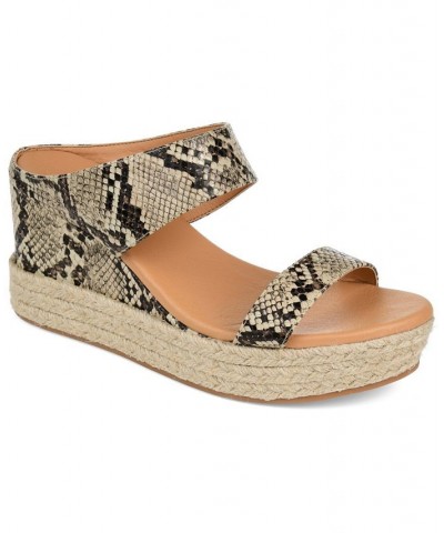 Women's Alissa Espadrille Sandals Black $46.79 Shoes