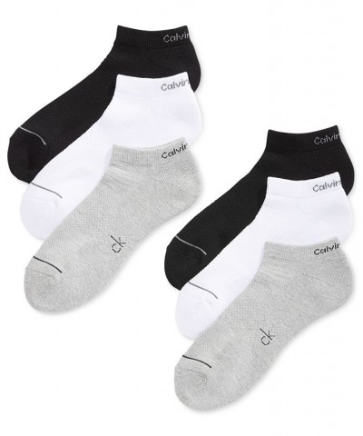 Six-Pack Athletic Stripe Ankle Socks Multi $13.75 Socks