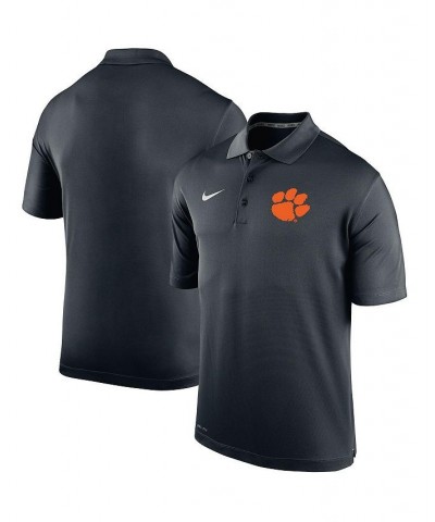 Men's Black Clemson Tigers Big and Tall Primary Logo Varsity Performance Polo Shirt $41.59 Polo Shirts