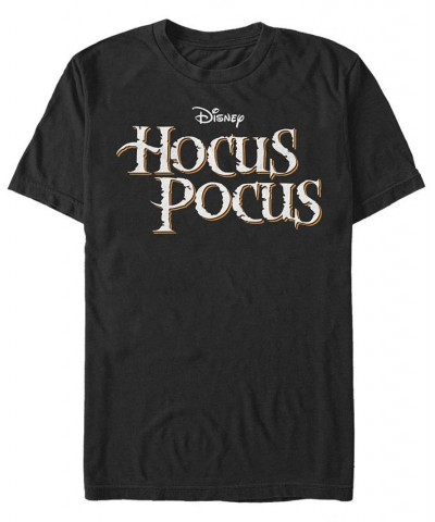 Men's Hocus Pocus Logo Short Sleeve T-shirt Black $20.29 T-Shirts