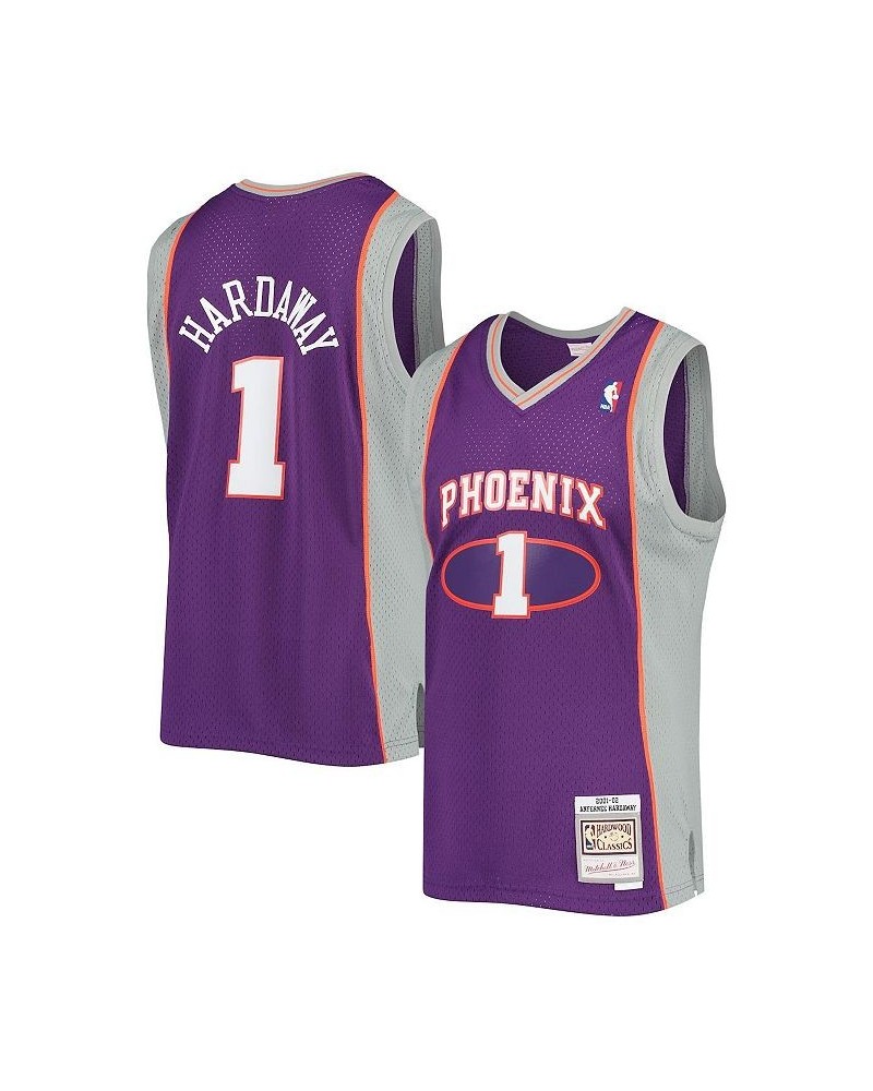 Men's Penny Hardaway Purple Phoenix Suns 2001-2002 Authentic Hardwood Classics Swingman Jersey $34.41 Jersey