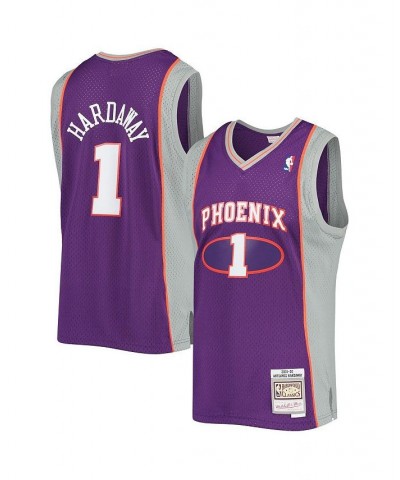 Men's Penny Hardaway Purple Phoenix Suns 2001-2002 Authentic Hardwood Classics Swingman Jersey $34.41 Jersey