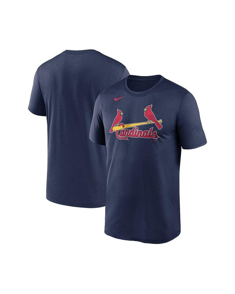 Men's Navy St. Louis Cardinals Wordmark Legend Performance Big and Tall T-shirt $25.49 T-Shirts