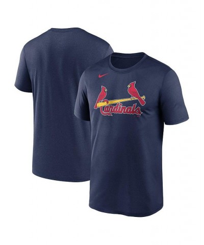 Men's Navy St. Louis Cardinals Wordmark Legend Performance Big and Tall T-shirt $25.49 T-Shirts