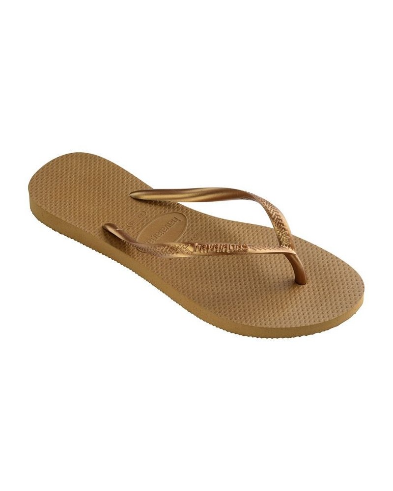 Women's Slim Flip-flop Sandals PD08 $15.04 Shoes