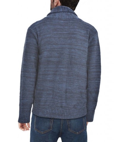 Men's Shawl Collar Cable Knit Cardigan PD04 $26.40 Sweaters