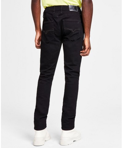 Men's Slim Tapered Fit Stretch Jeans Black $49.50 Jeans