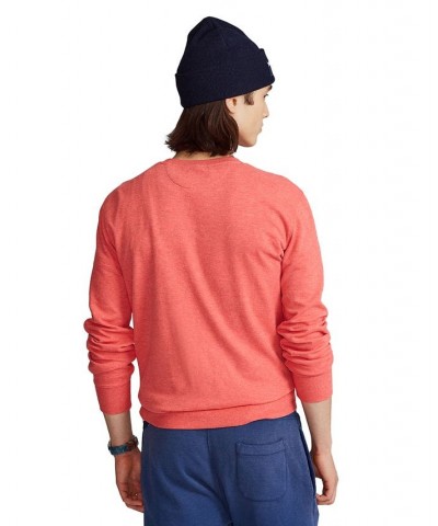 Men's Crew Neck Pullover Red $39.10 Shirts