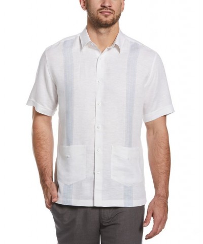 Men's Yarn-Dye Stripe Short-Sleeve Shirt White $32.40 Shirts