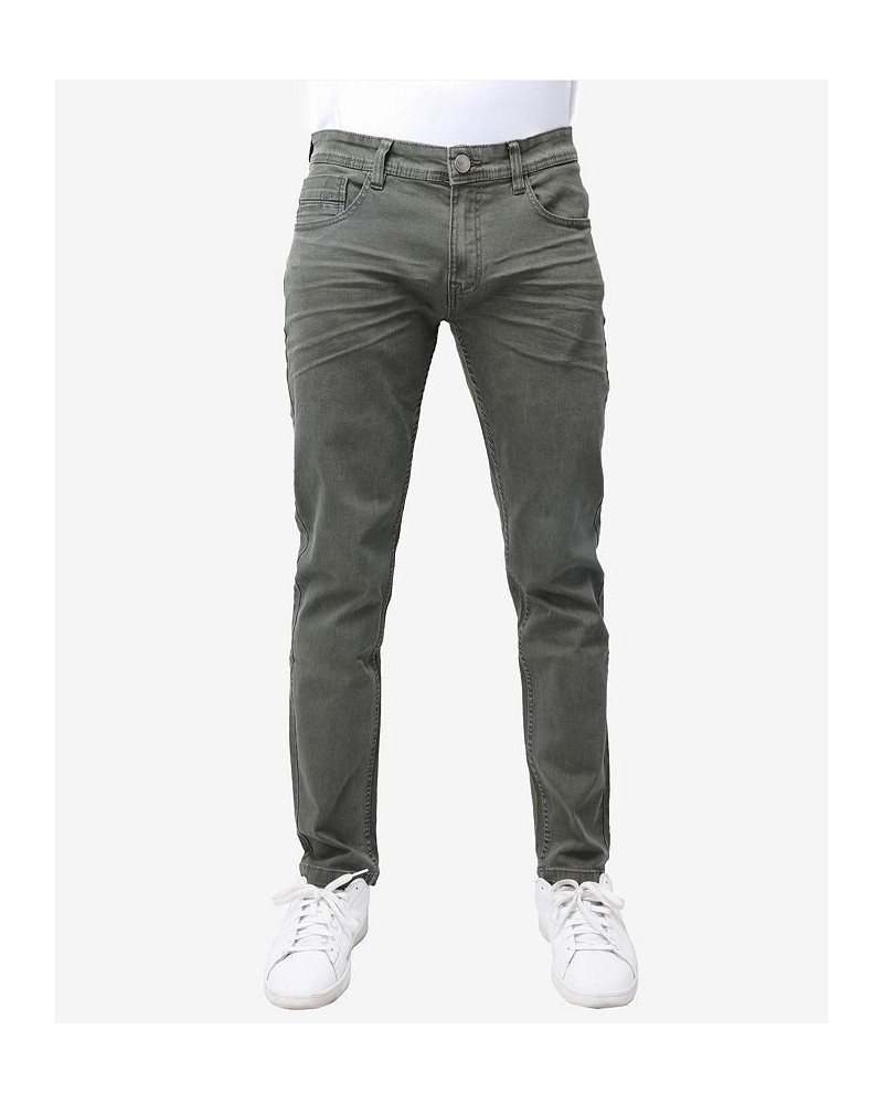 Men's Stretch Twill Colored Pants Olive $25.20 Pants