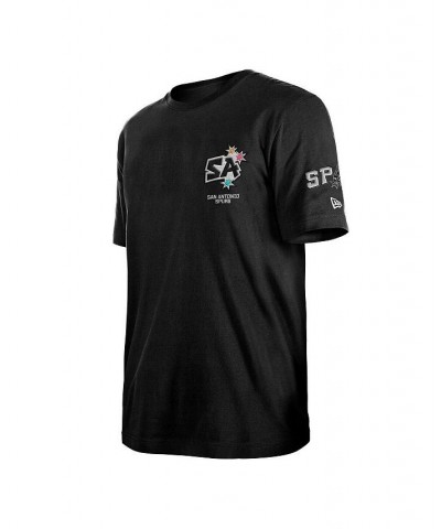 Men's Black San Antonio Spurs 2022/23 City Edition Elite Pack T-shirt $29.25 T-Shirts