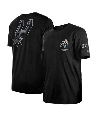 Men's Black San Antonio Spurs 2022/23 City Edition Elite Pack T-shirt $29.25 T-Shirts