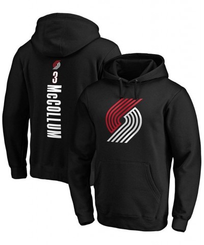 Men's C.J. McCollum Black Portland Trail Blazers Team Playmaker Name and Number Pullover Hoodie $27.06 Sweatshirt