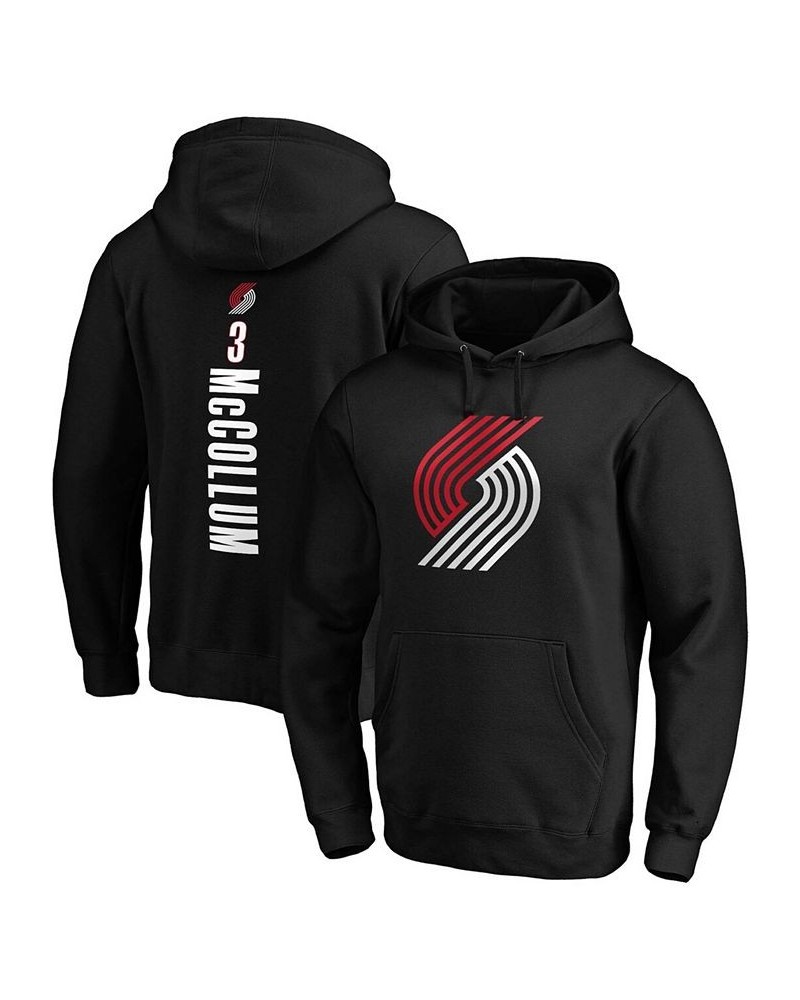 Men's C.J. McCollum Black Portland Trail Blazers Team Playmaker Name and Number Pullover Hoodie $27.06 Sweatshirt