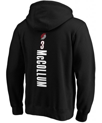 Men's C.J. McCollum Black Portland Trail Blazers Team Playmaker Name and Number Pullover Hoodie $27.06 Sweatshirt