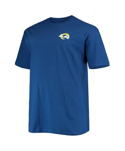 Men's Branded Royal Los Angeles Rams Big and Tall 1 Dad 2-Hit T-shirt $14.62 T-Shirts