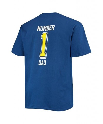 Men's Branded Royal Los Angeles Rams Big and Tall 1 Dad 2-Hit T-shirt $14.62 T-Shirts