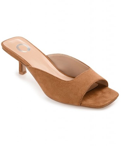 Women's Larna Slip-on Heels PD02 $48.00 Shoes