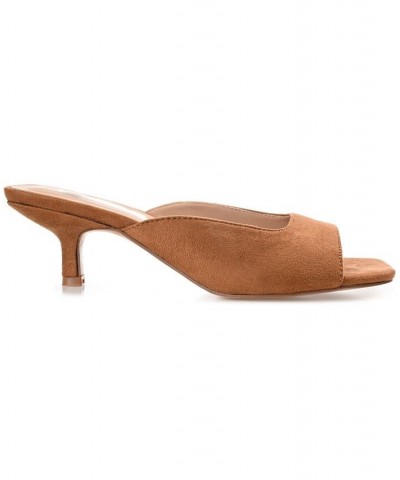 Women's Larna Slip-on Heels PD02 $48.00 Shoes