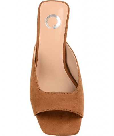 Women's Larna Slip-on Heels PD02 $48.00 Shoes