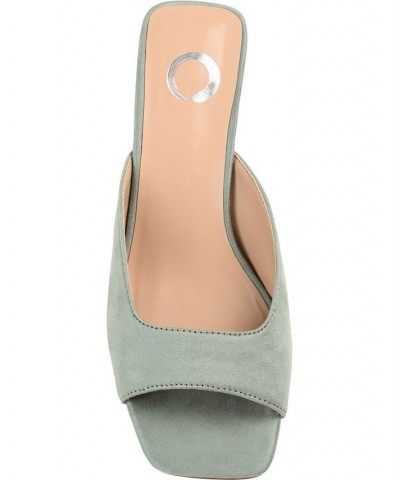 Women's Larna Slip-on Heels PD02 $48.00 Shoes