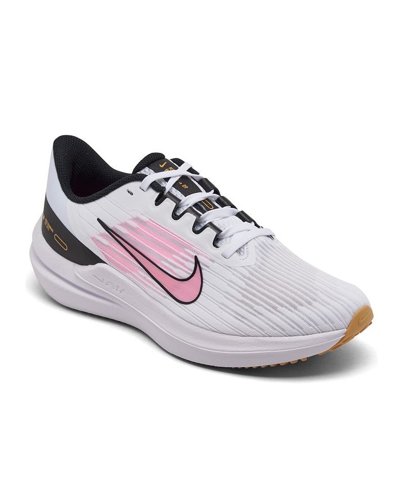 Women's Air Zoom Winflo 9 Running Sneakers White $38.50 Shoes