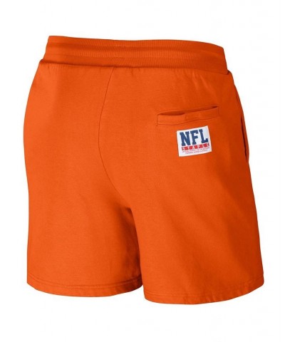 Men's NFL X Staple Orange Miami Dolphins New Age Throwback Vintage-Like Wash Fleece Short $31.89 Shorts