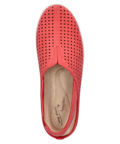 Women's Sofresh Comfort Slingback Flats Red $27.30 Shoes