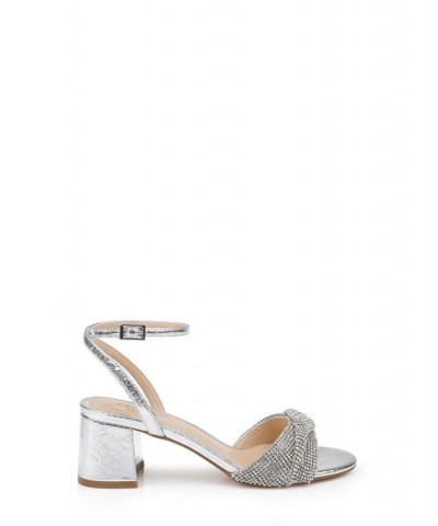 Women's Ansley Evening Sandals Silver $56.99 Shoes