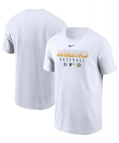 Men's White Oakland Athletics Authentic Collection Team Performance T-shirt $22.50 T-Shirts