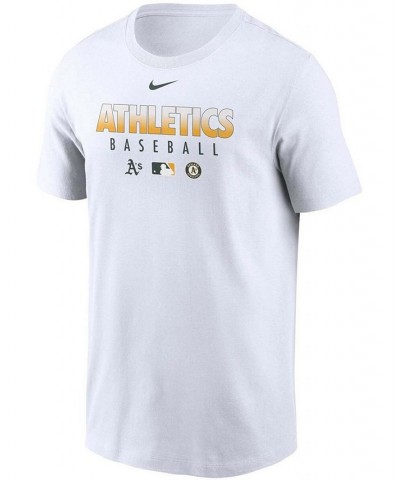 Men's White Oakland Athletics Authentic Collection Team Performance T-shirt $22.50 T-Shirts