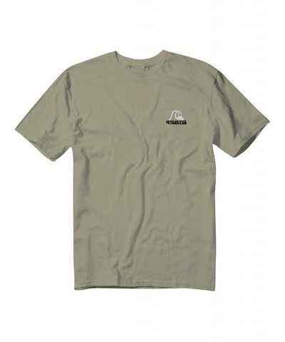 Quiksilver Men's Caverns Short Sleeves T-shirt Green $16.40 T-Shirts