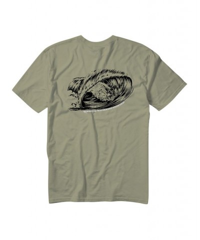 Quiksilver Men's Caverns Short Sleeves T-shirt Green $16.40 T-Shirts