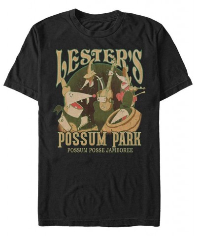 Men's Lesters Possum Park Short Sleeve T-Shirt Black $20.99 T-Shirts