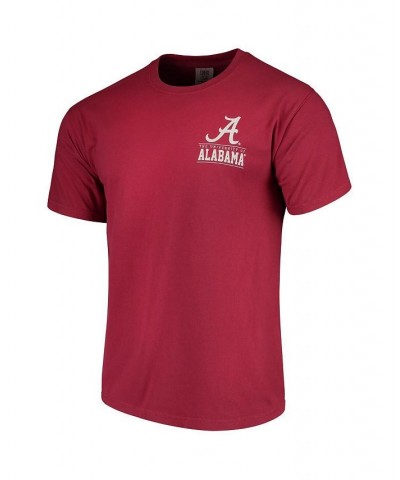 Men's Crimson Alabama Crimson Tide Comfort Colors Campus Icon T-shirt $20.16 T-Shirts