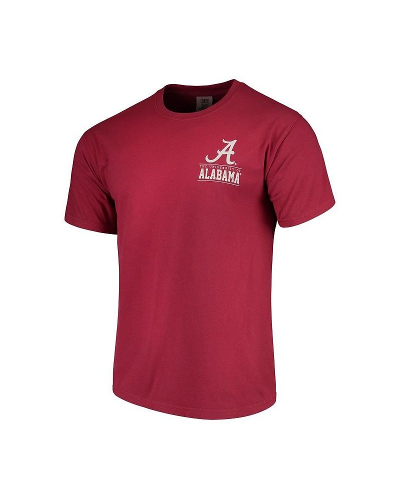 Men's Crimson Alabama Crimson Tide Comfort Colors Campus Icon T-shirt $20.16 T-Shirts