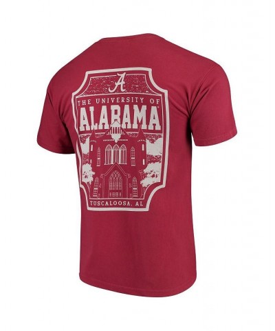 Men's Crimson Alabama Crimson Tide Comfort Colors Campus Icon T-shirt $20.16 T-Shirts