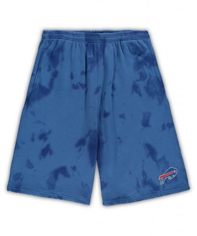 Men's Royal Buffalo Bills Big and Tall Tie-Dye Shorts $33.59 Shorts