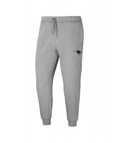 Men's NFL x Darius Rucker Collection by Gray New England Patriots Fleece Jogger Pants $28.98 Pants