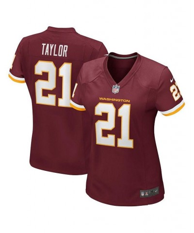 Men's Sean Taylor Burgundy Washington Football Team Retired Player Game Jersey $64.40 Jersey